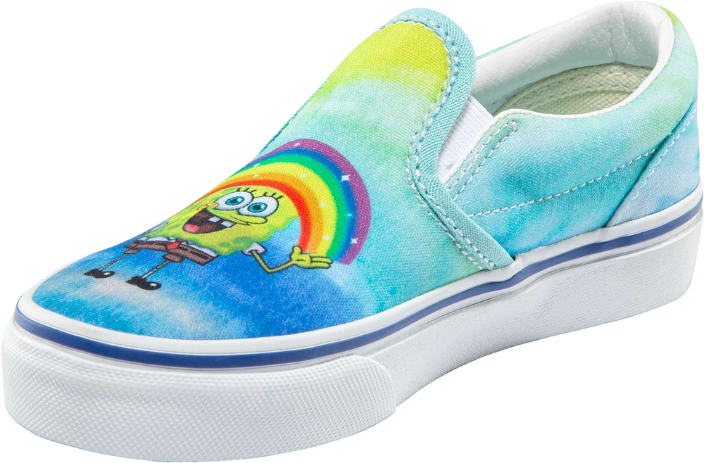 Vans x SpongeBob Kids' Pre-School  Classic Skate Shoes, Sneakers, Girls', Low Top