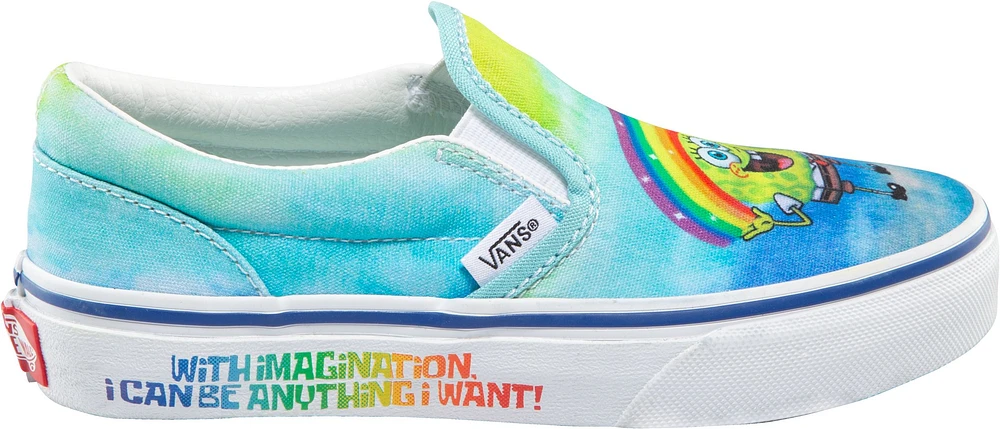 Vans x SpongeBob Kids' Pre-School  Classic Skate Shoes, Sneakers, Girls', Low Top