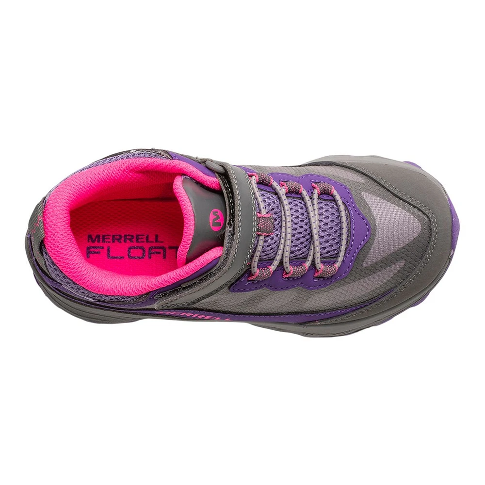 Merrell Kids' Pre-School/Grade School Moab Speed AC Hiking Shoes, Girls', Mid top, Waterproof