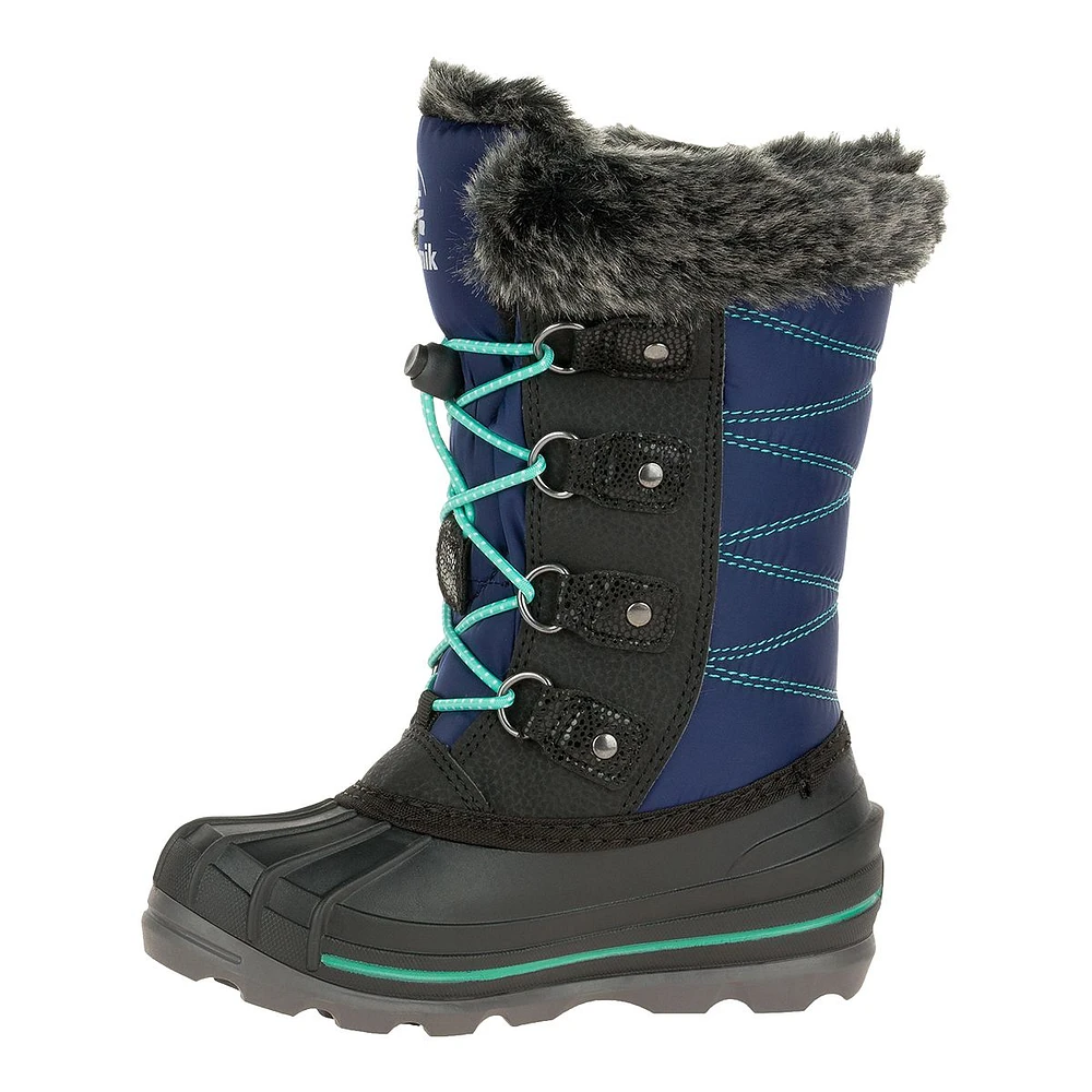 Kamik Kids' Pre-School/Grade School Froster  Waterproof Faux Fur Winter Boots