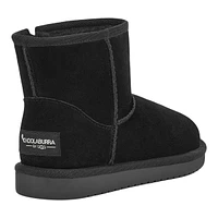 Koolaburra by UGG Kids' Koola Mini Suede Pull-On Fur-Lined Winter Boots