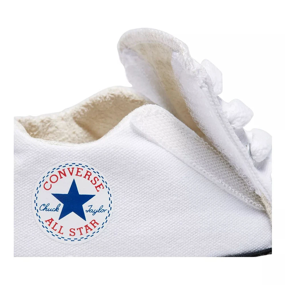 Converse Kids' Baby Cribster Shoes, Mid Top, Slip On, Velcro