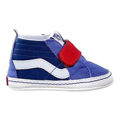 Vans Kids' Baby SK8-Hi Crib Shoes, High Top, Slip On, Velcro