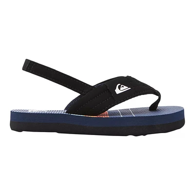 Quiksilver Kids' Toddler Molokai Layback Flip Flops/Sandals, Boys'/Girls', Velcro