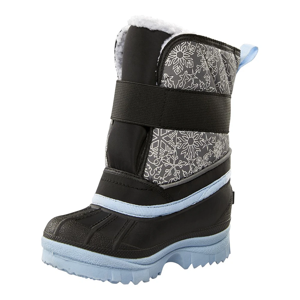 Ripzone Kids' Toddler Ember Winter Boots, Girls', Waterproof, Snow, Insulated, Velcro