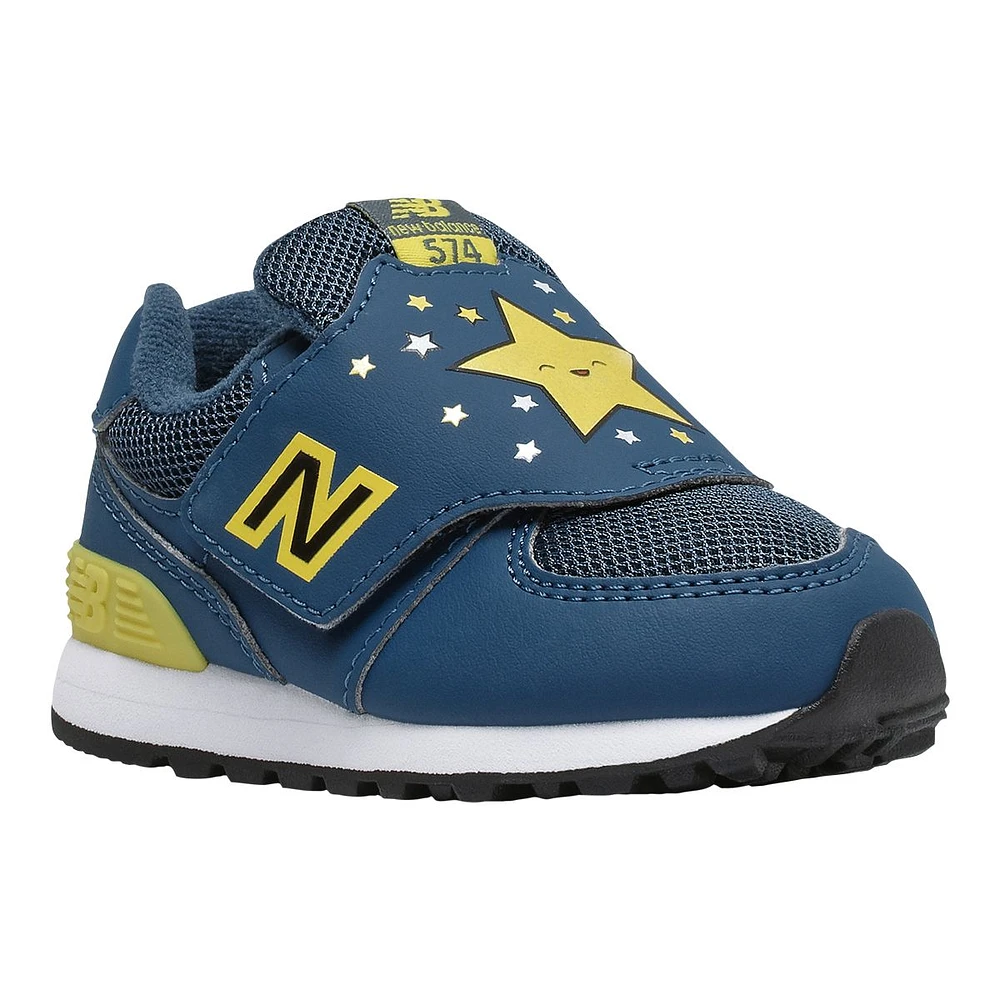 New Balance Kids' Toddler 574 Day/Night Shoes, Running, Velcro, Suede