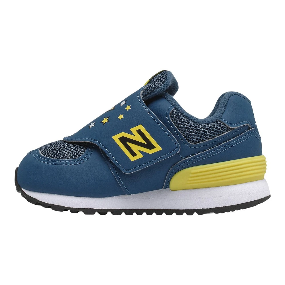 New Balance Kids' Toddler 574 Day/Night Shoes, Running, Velcro, Suede