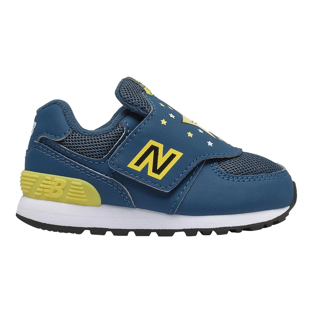 New Balance Kids' Toddler 574 Day/Night Shoes, Running, Velcro, Suede