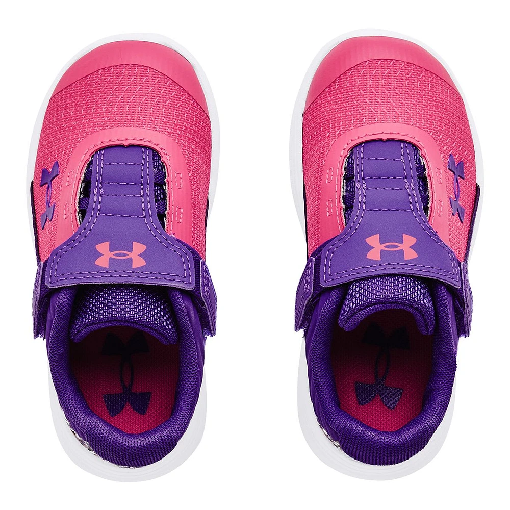 Under Armour Kids' Toddler Outhustle AC Shoes, Running, Velcro, Mesh