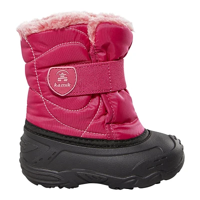 Kamik Kids' Toddler Snowybug Winter Boots, Girls', Waterproof, Snow, Velcro