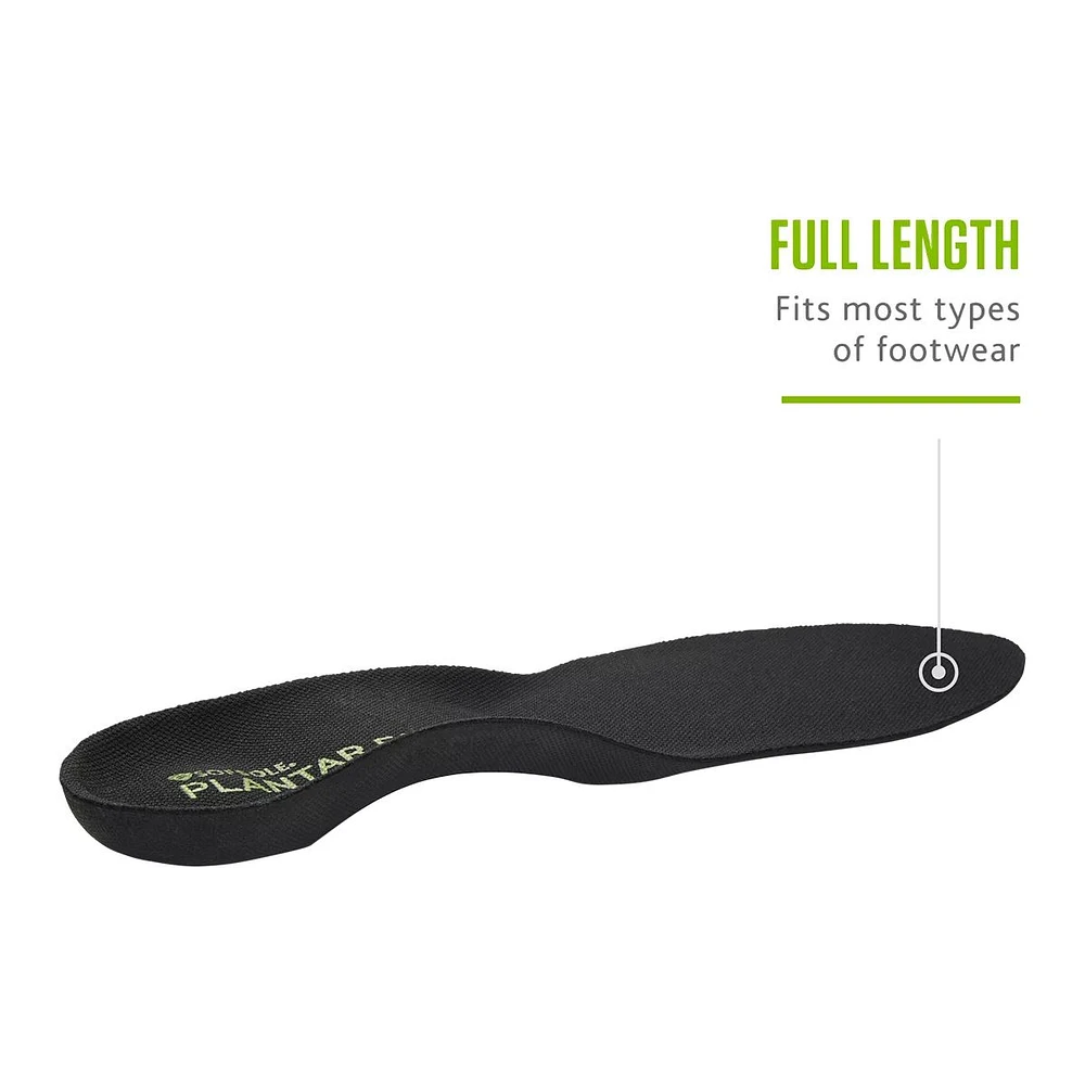 Sof Sole Men's Plantar Fascia Full Length Insoles