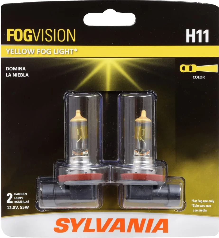 Sylvania H11 Sylvania FogVision® Yellow Fog Light, 2-pk