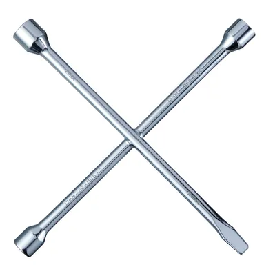 Certified Metric 3-Way Lug Wrench, 14-in