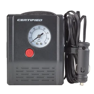 Certified 12 V Top-Off Portable Air Compressor / Tire Inflator, Analog