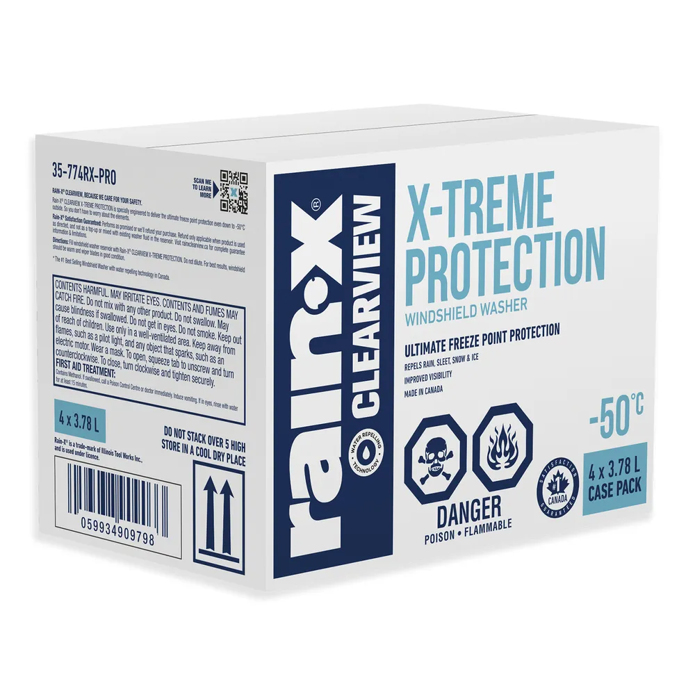 Rain-X ClearView - X-Treme Protection Windshield Washer Fluid, -50