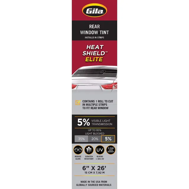 Gila Heat Shield Elite Ceramic 5% VLT Rear Window Tint | Hillside Shopping  Centre