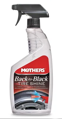 Mothers Back to Black Car Tire Shine Spray, 710-mL