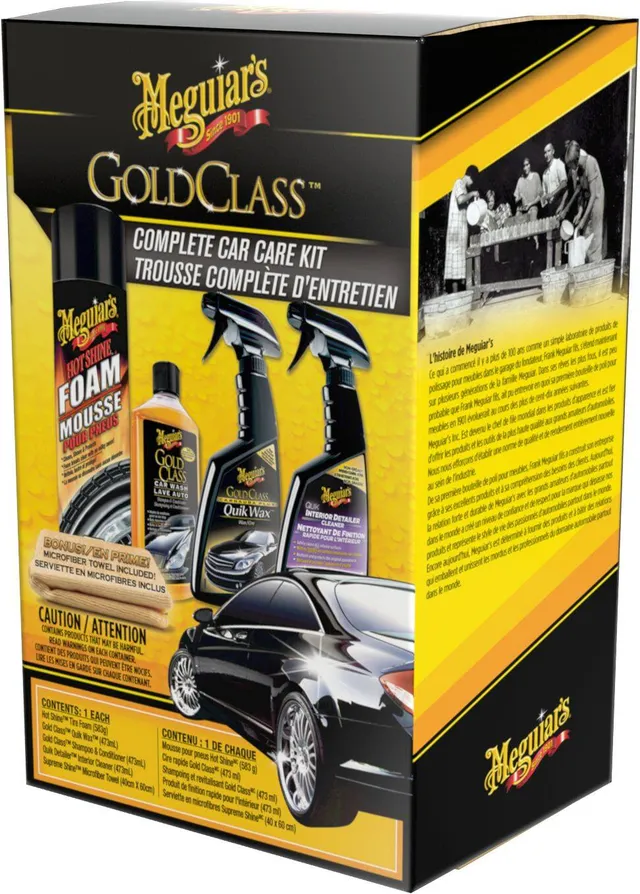 Meguiar's Gold Class Complete Car Care Kit, 5-pc