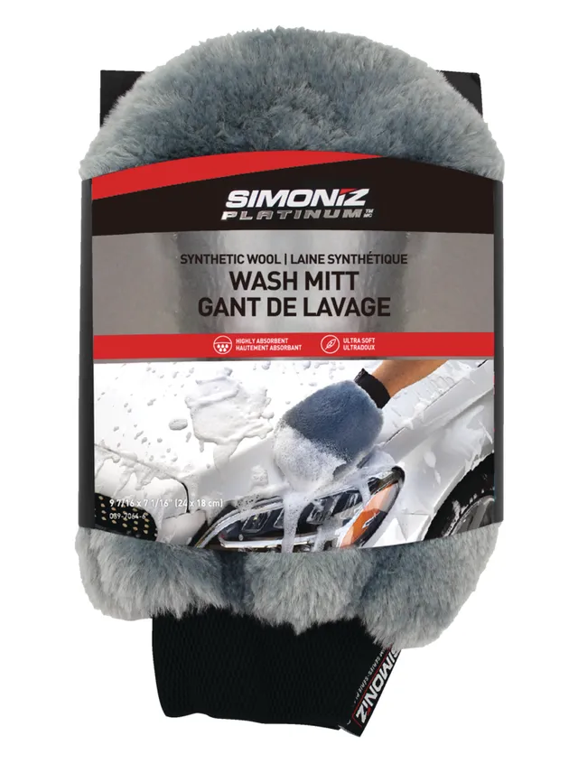 SIMONIZ Microfibre Wash Mitt, Blue