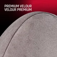 Heatech Velour Heated Memory Foam Lumbar Back Cushion