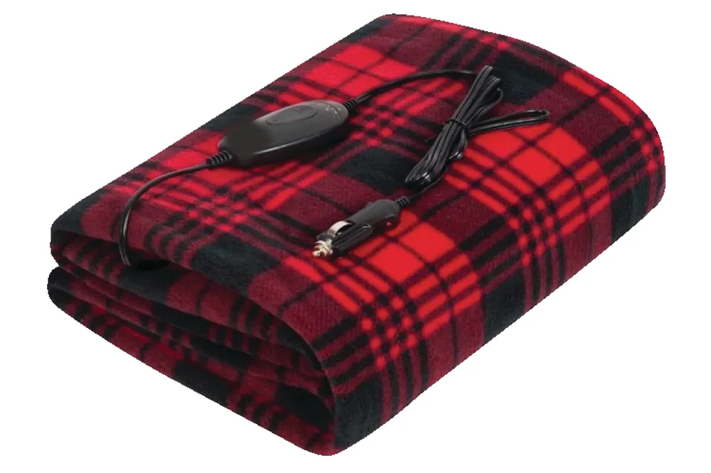 Treksafe Automotive 12V Heated Travel Blanket, Plaid, 57 x 40-in | Hillside  Shopping Centre