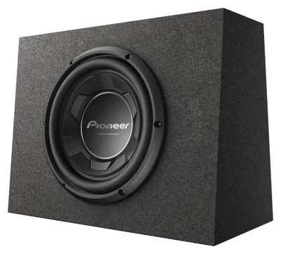 Pioneer TS-WX106B 1100W Pre-Loaded Compact Subwoofer, 10-in