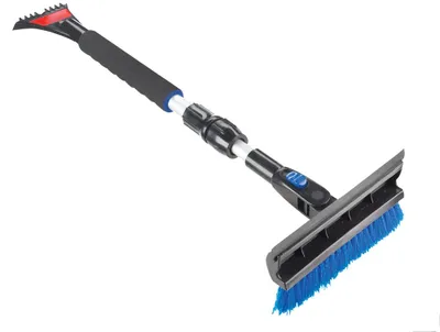 Extendable Snow Brush with Ice Scraper and Squeegee – Superio