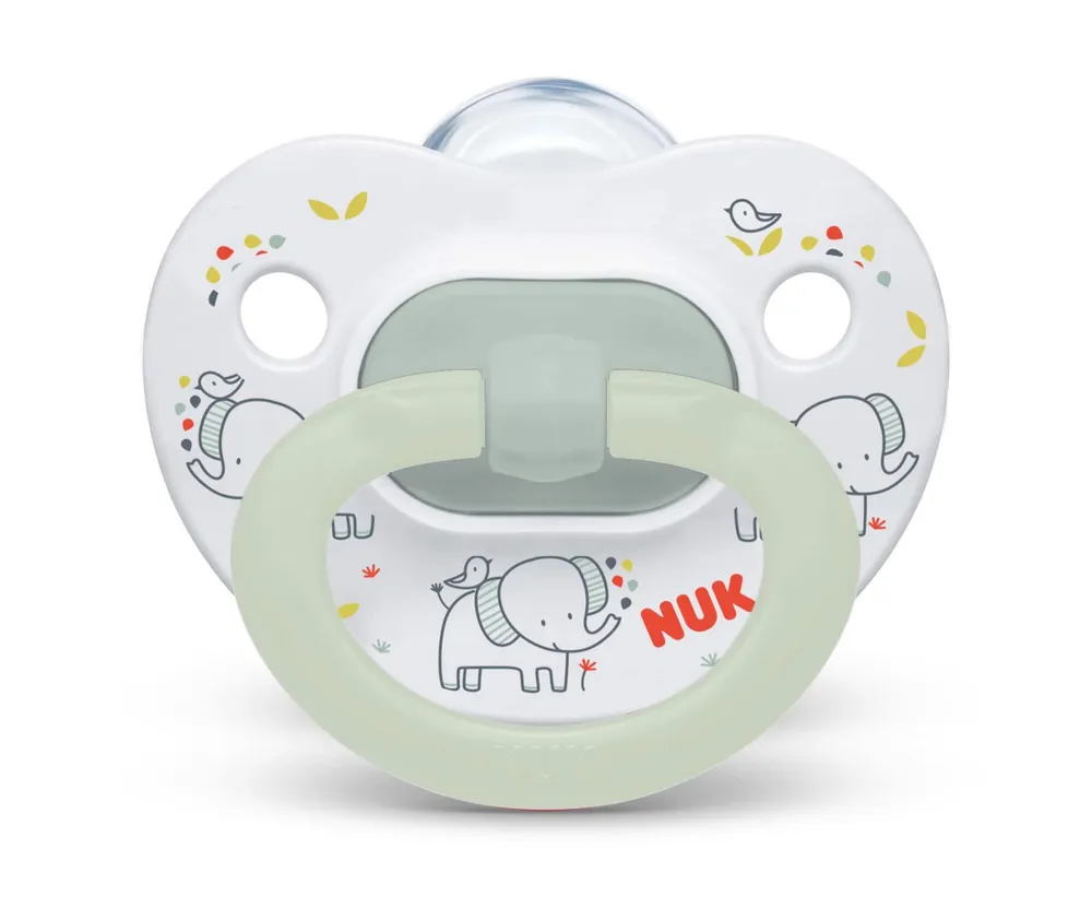 Nuk Orthodontic Silicone Pacifiers Pink Size 0-6 Months with Case