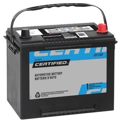 Certified Group Size 24F Battery, 585 CCA