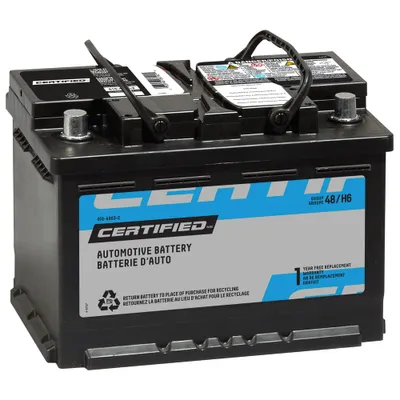 Certified Group Size 48 (H6/L3) Battery, 615 CCA