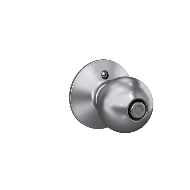 Canadian Tire Schlage Ball Privacy Entry Lockset, Satin Chrome