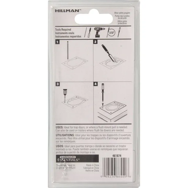 Hillman Self-Closing Gate Spring, Mounting Hardware Included, Black, 15.37  x 3.75-in