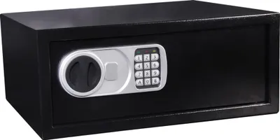 Garrison Large Steel Security Safe Box With Digital Keypad, 34-L, Black
