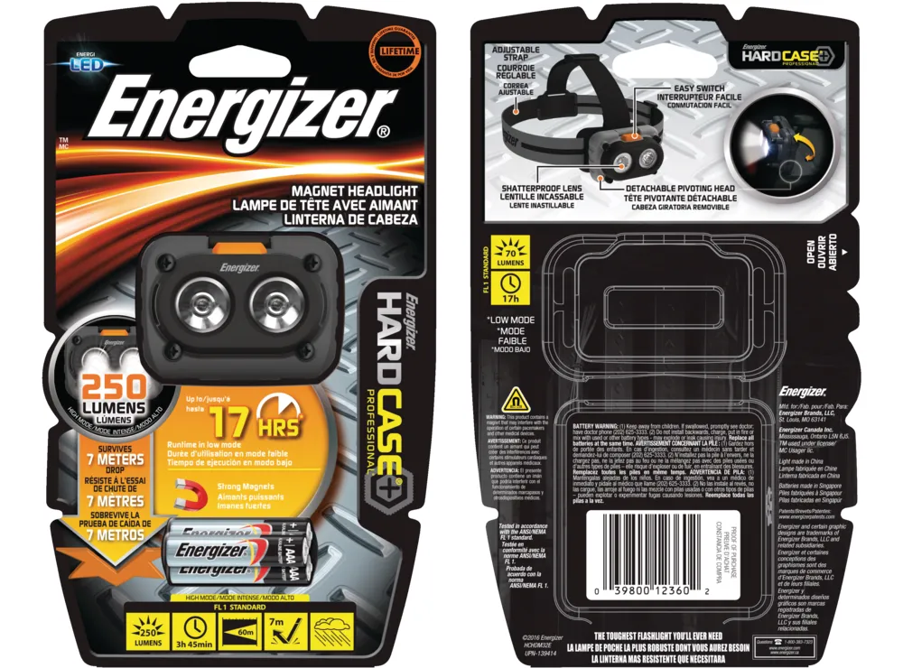 Energizer 250 Lumens Hardcase Magnet