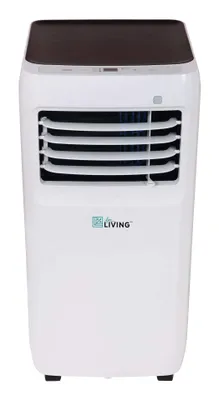 For Living SACC Digital Portable Air Conditioner/AC w/Remote Control, 2-Speed, 7,000-BTU, White