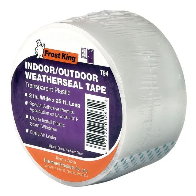 Frost King Double Face Mounting Tape, 1/2x54' - For 3 Windows
