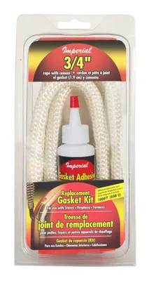 Imperial Replacement Gasket Kit For Stoves, Fireplaces & Furnaces , 3/4-in