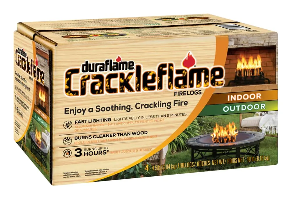 Duraflame Outdoor Crackleflame Fireplace Logs | Hillside Shopping Centre