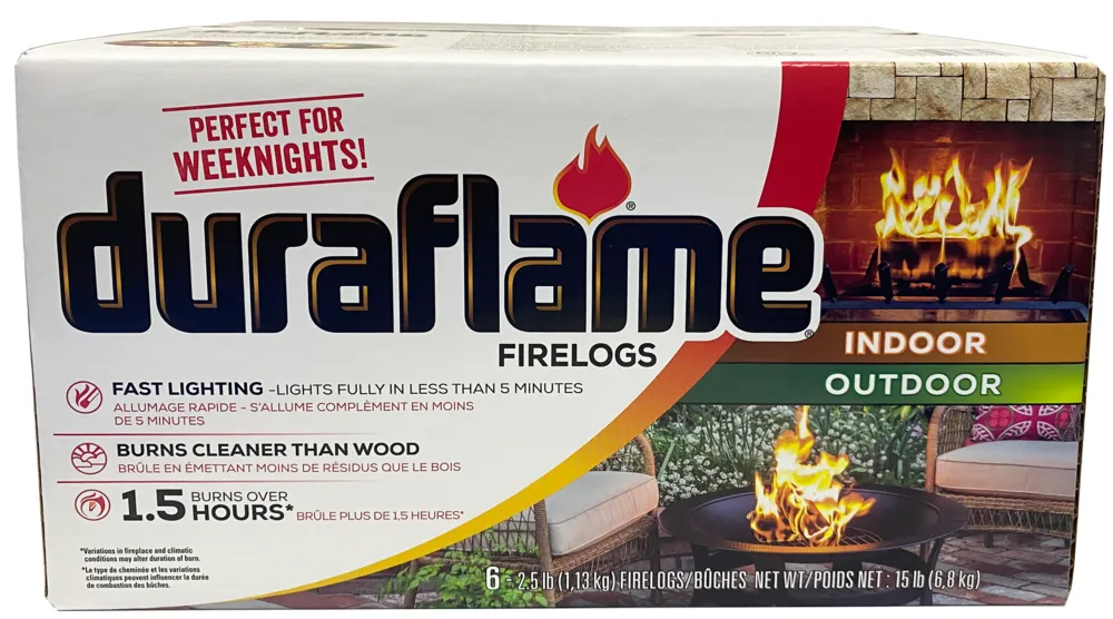 Duraflame Fast-Lighting Eco-Responsible Fire Logs, 6-pk | Hillside Shopping  Centre
