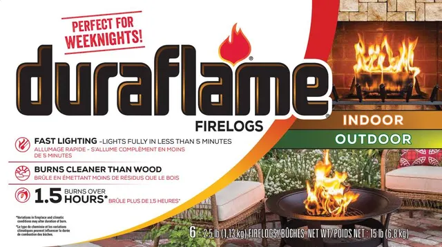 Duraflame Fast-Lighting Eco-Responsible Fire Logs, 6-pk | Hillside Shopping  Centre