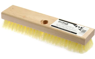 Bennett Female Threaded Deck Scrub Brush, 10-in