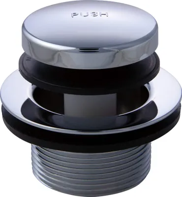 PlumbShop Bathtub Drain Foot Operator, Fits Tubs with 1-7/8 to 2-1/4-in Opening, Chrome