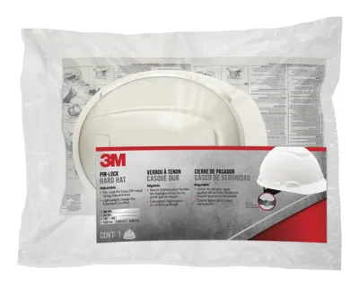 3M™ CHHWH1-12-DC Non-Vented Hard Hat with Pin Lock Adjustment, White