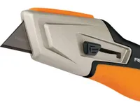 Fiskars Pro Folding Blade Utility Knife, Black/Orange