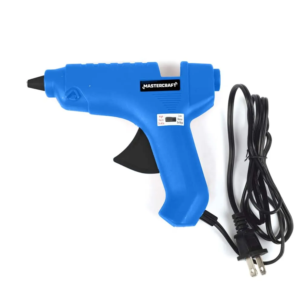 Mastercraft Dual Temp Full Size Glue Gun, Corded, 40W