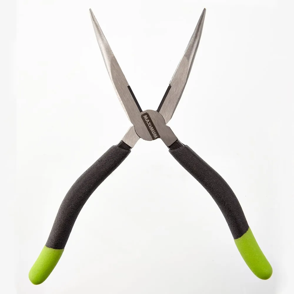 MAXIMUM Long Nose Pliers, Comfort Grip, Corrosion Resistant