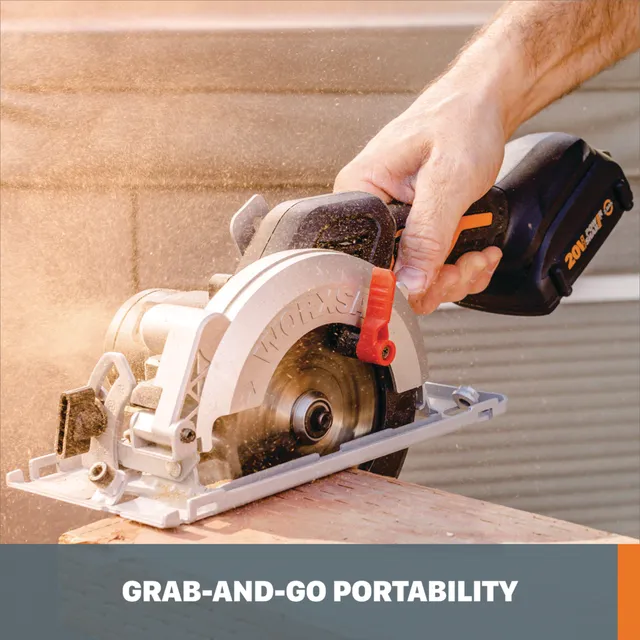 WORX WX531L.9 WORKXSAW Nitro 20V Power Share Cordless Compact Circular Saw, Tool  Only, 4-1/2-in Hillside Shopping Centre