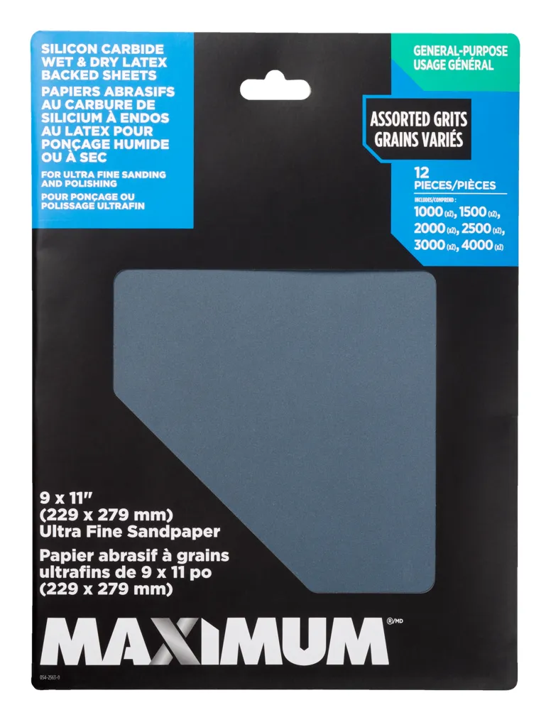 Sandpaper Assortment For Mouse Sander, 12-Pack