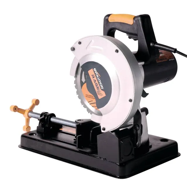 Evolution RAGE4 15 Amp Chop Saw with 7-1/4-in Multi-Material Cutting Blade  Hillside Shopping Centre