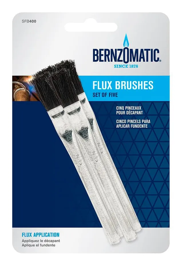 Bernzomatic 5 Pack Flux Brushes - SFB400